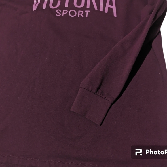 VICTORIA'S Secret Sport oversized open back sweatshirt Size Medium - Picture 5 of 6